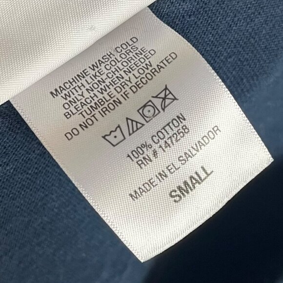 Simply Southern Women's S Short Sleeve Graphic‎ Tee Navy Pink Floral Logo Preppy - Picture 6 of 7